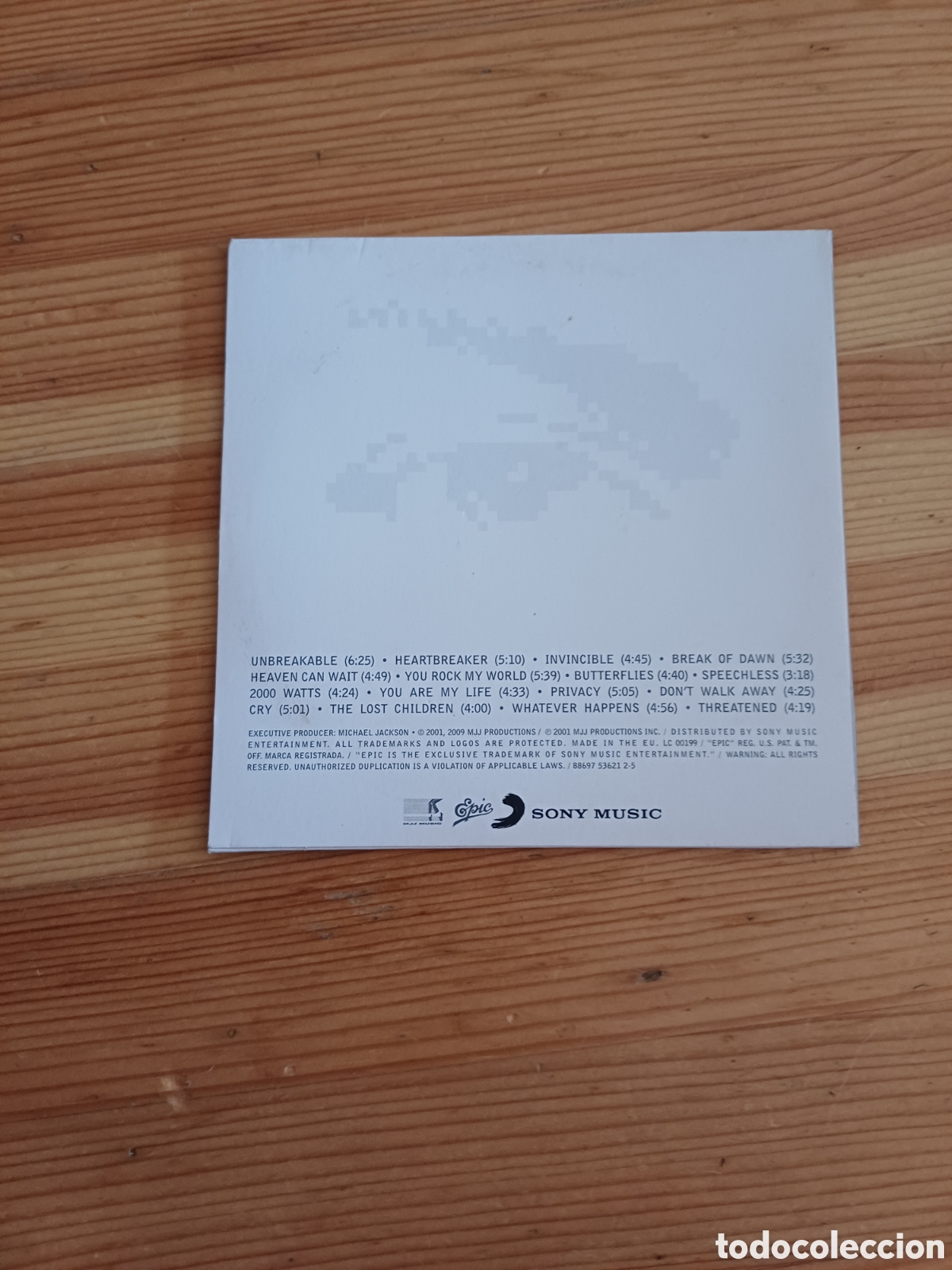 CDs de m&uacute;sica: Michael Jackson Invincible CD edicion slim - Foto 3