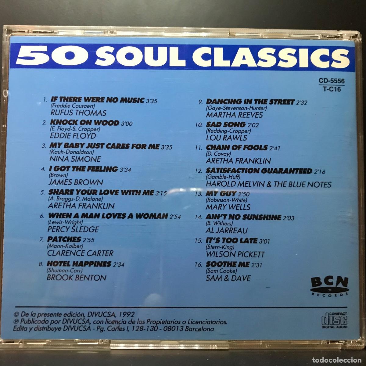 CDs de m&uacute;sica: Various ● Black & Blue 50 Soul Classics ● [CD] 3 x CD, Compilation - Foto 4