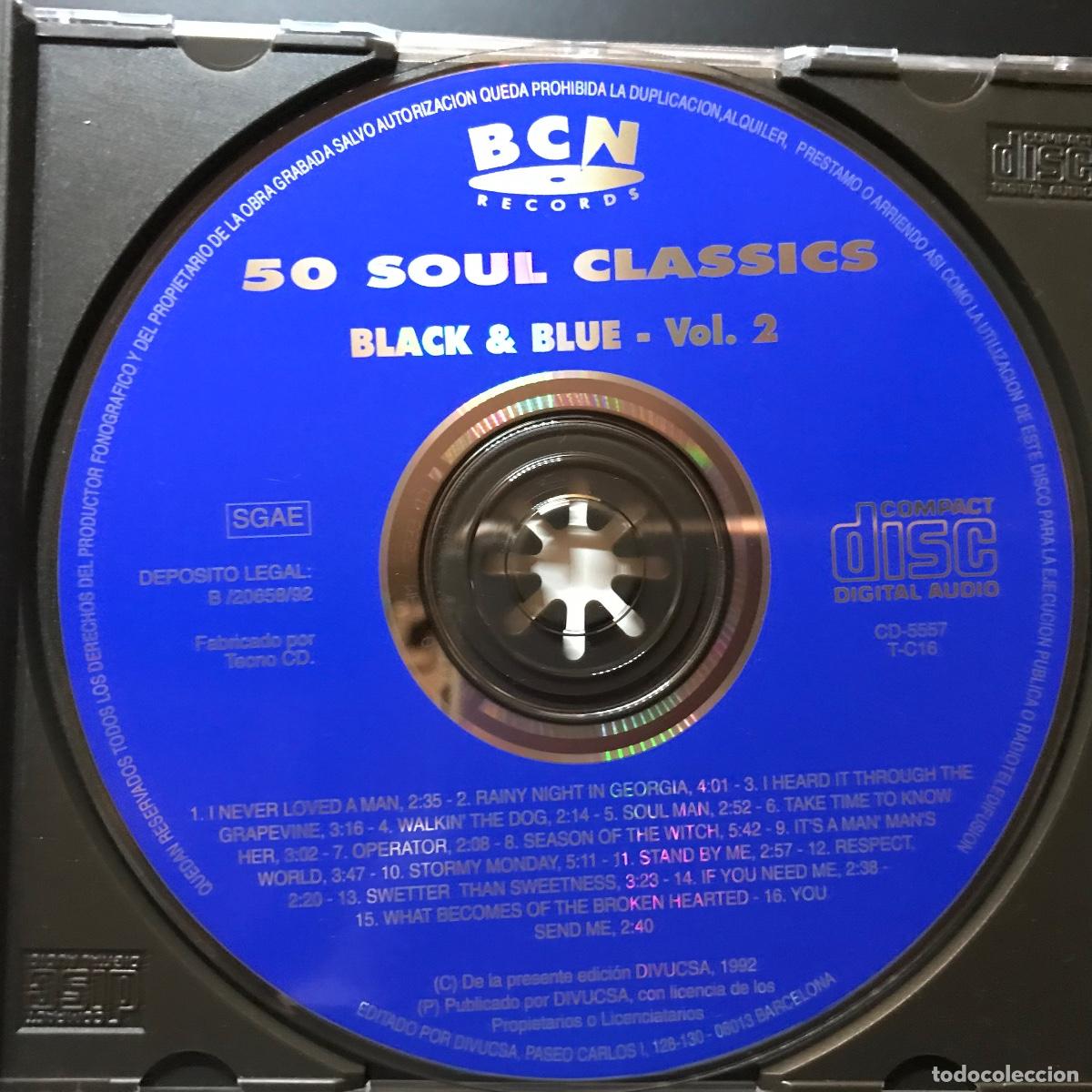 CDs de m&uacute;sica: Various ● Black & Blue 50 Soul Classics ● [CD] 3 x CD, Compilation - Foto 6
