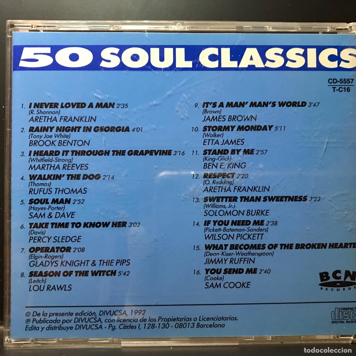 CDs de m&uacute;sica: Various ● Black & Blue 50 Soul Classics ● [CD] 3 x CD, Compilation - Foto 7