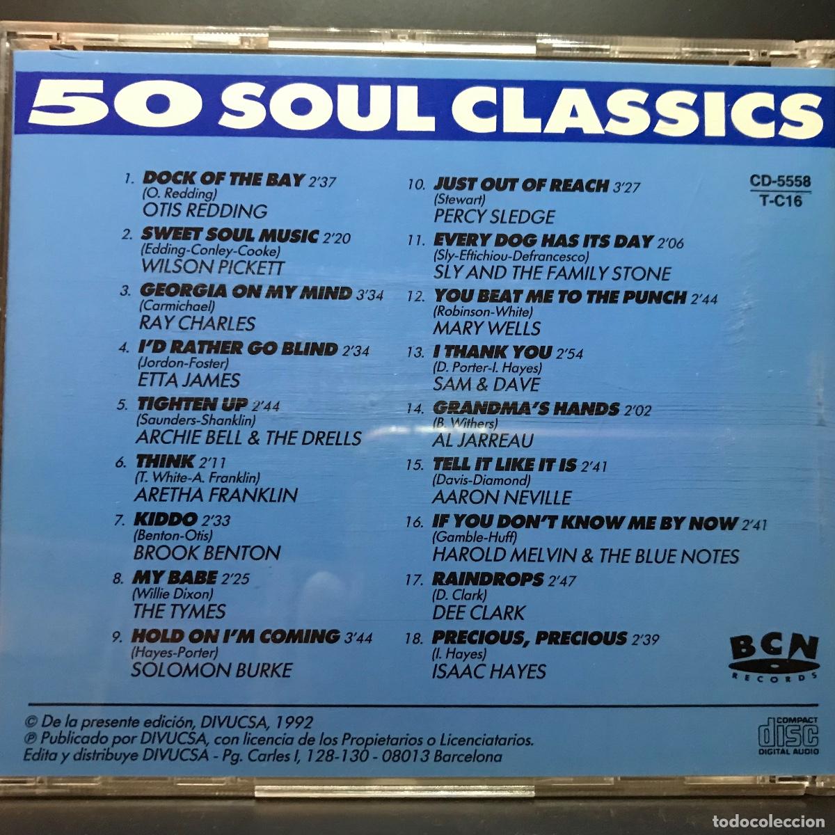 CDs de m&uacute;sica: Various ● Black & Blue 50 Soul Classics ● [CD] 3 x CD, Compilation - Foto 10
