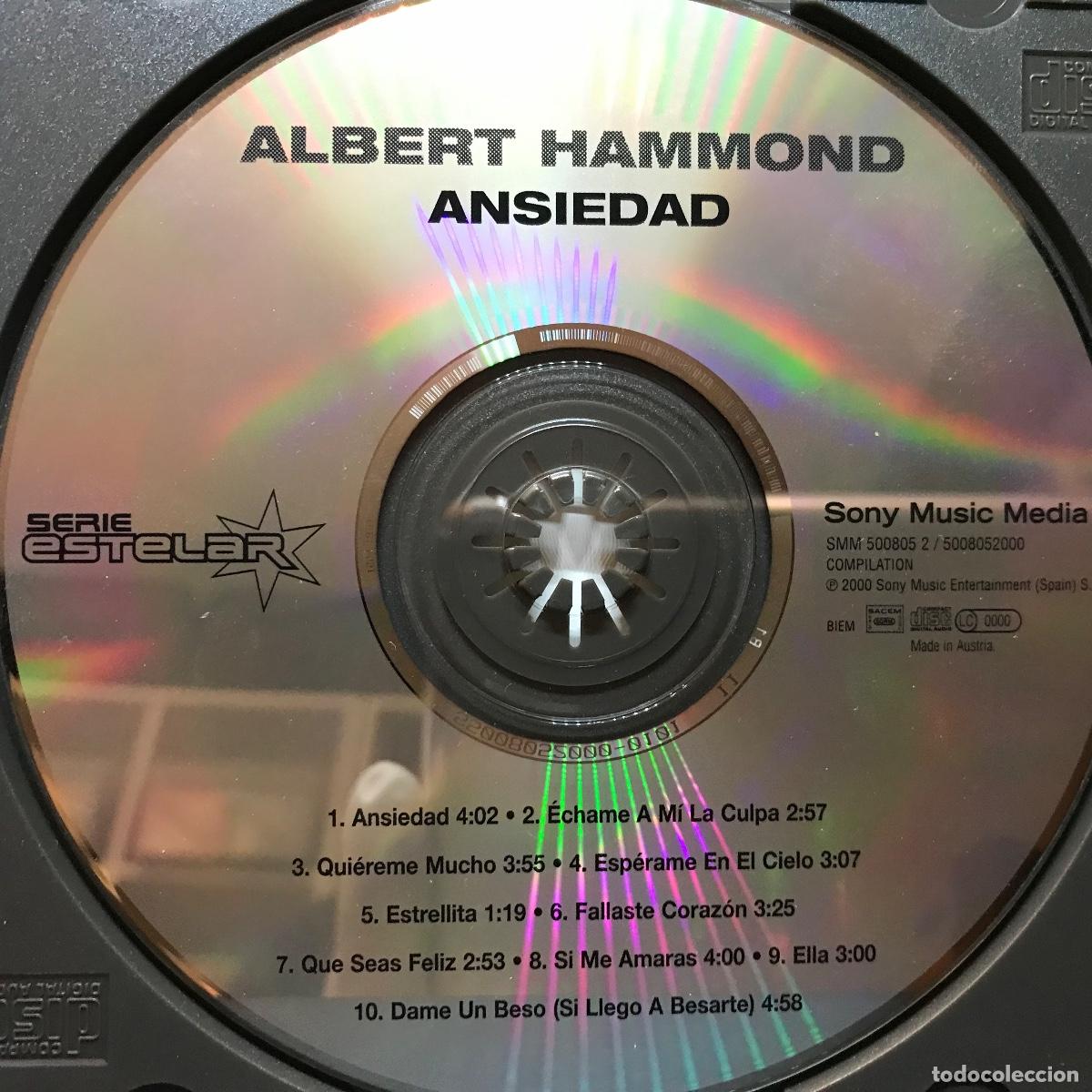 CDs de m&uacute;sica: Albert Hammond ● Ansiedad ● [CD] CD, Compilation, Stereo - Foto 2
