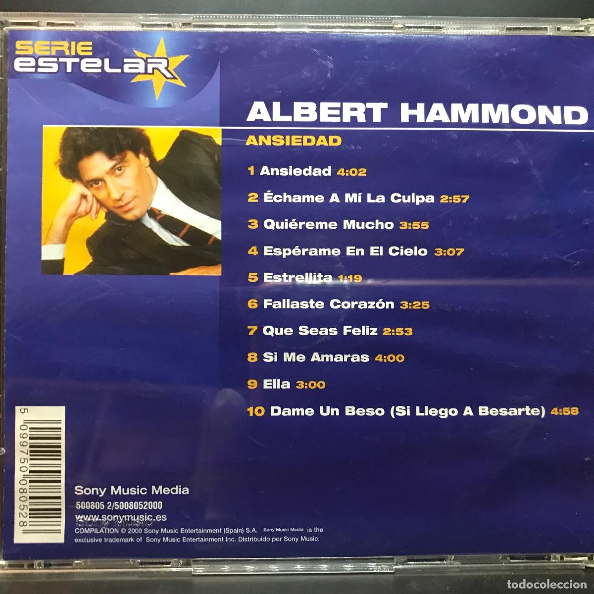 CDs de m&uacute;sica: Albert Hammond ● Ansiedad ● [CD] CD, Compilation, Stereo - Foto 3