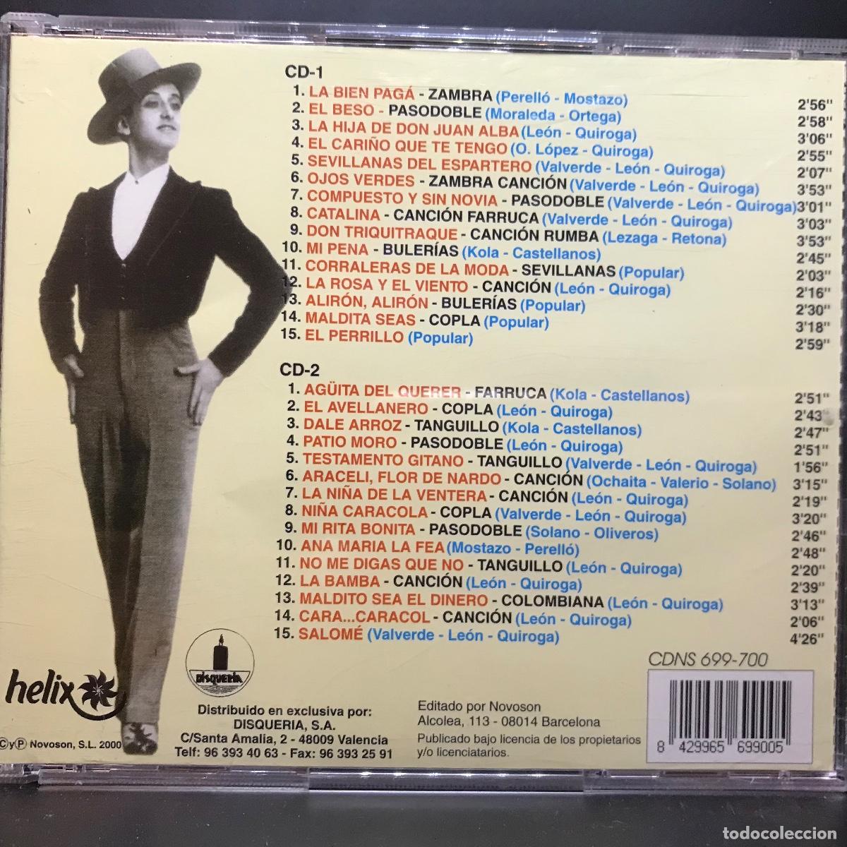CDs de m&uacute;sica: Miguel De Molina ● El Inimitable ● [CD] 2 x CD, Compilation - Foto 5