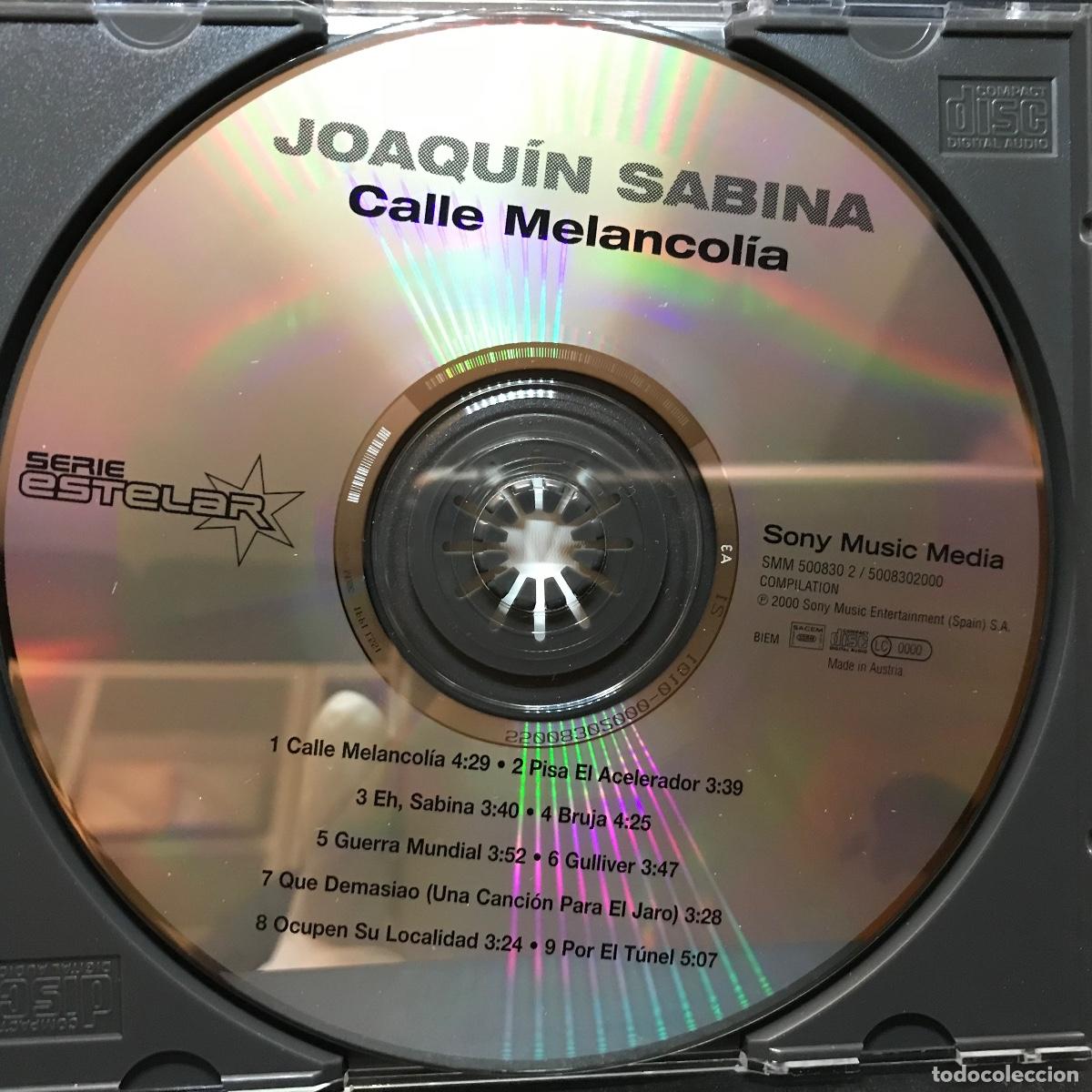 CDs de m&uacute;sica: Joaqu&iacute;n Sabina ● Calle Melancol&iacute;a ● [CD] CD, Compilation - Foto 2