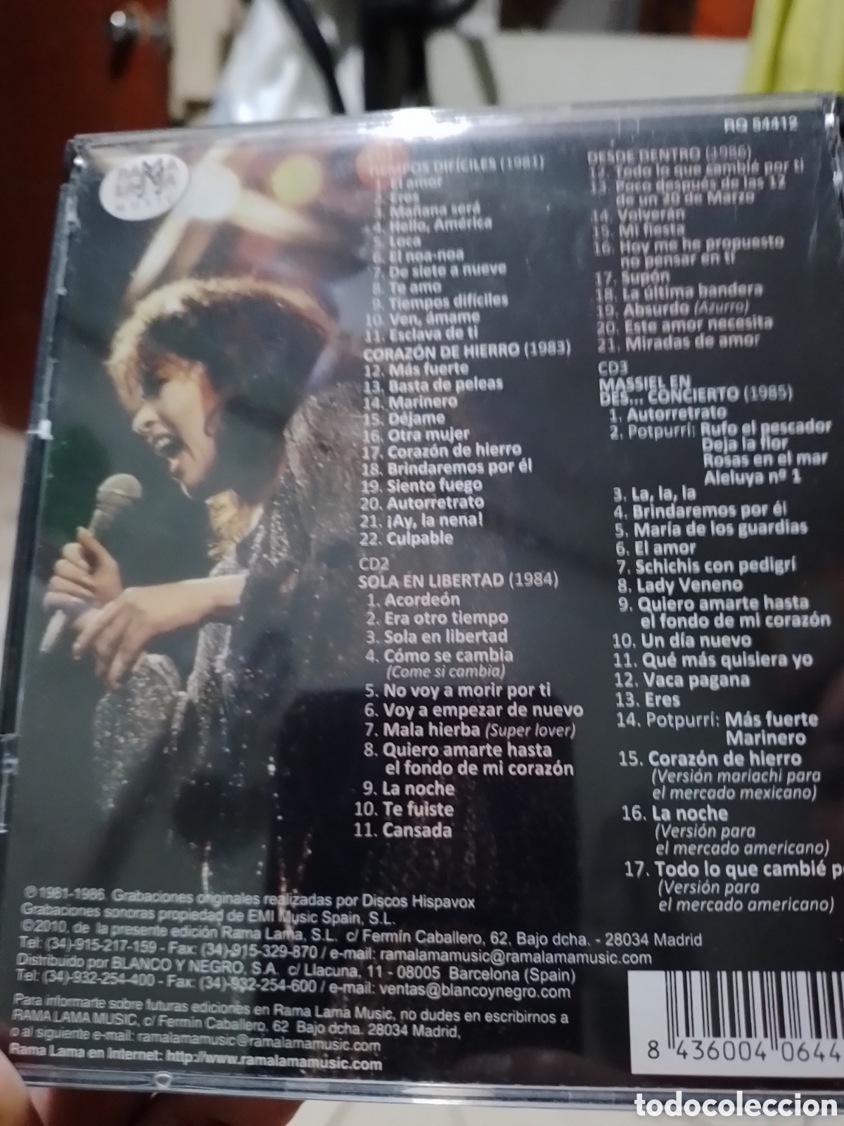 CDs de m&uacute;sica: Massiel CD triple en Hispavox 1981 - 1986 - Foto 2