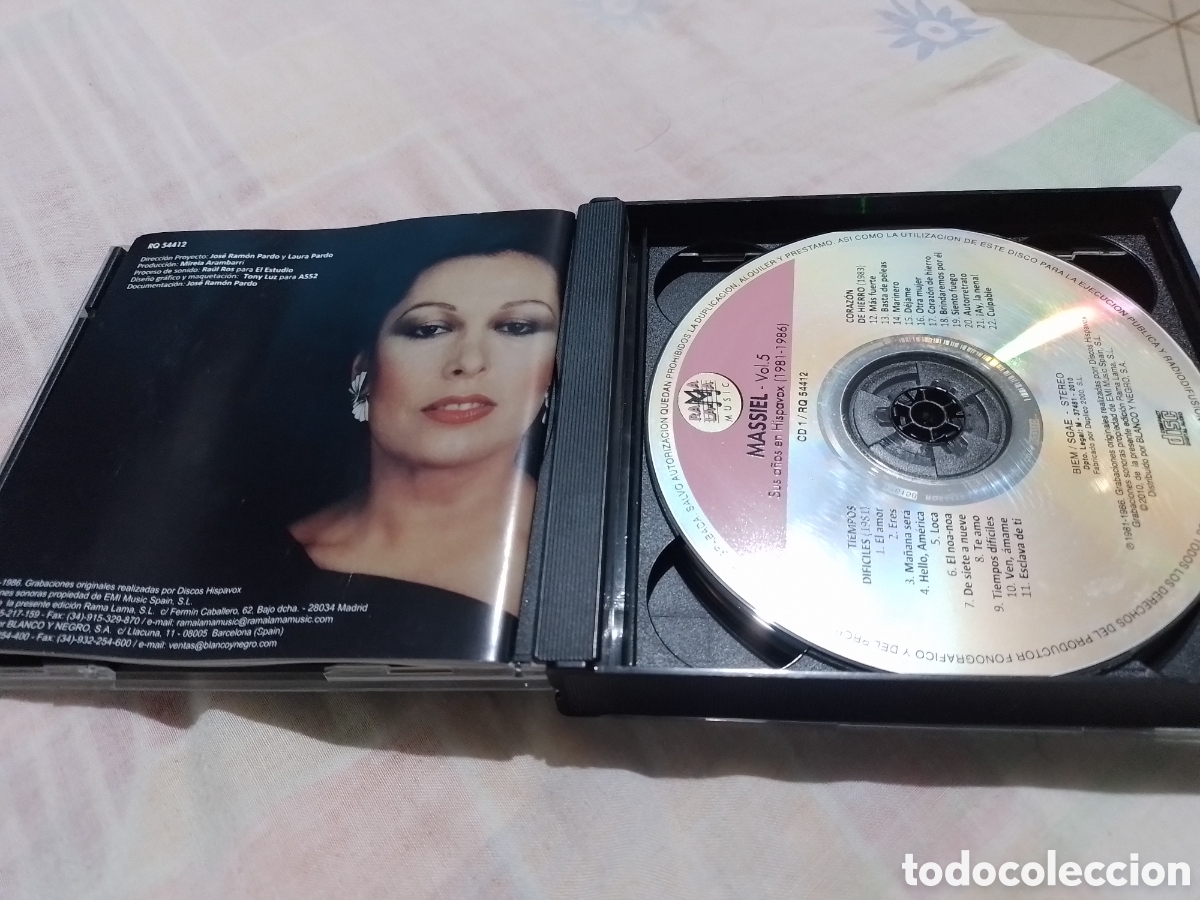 CDs de m&uacute;sica: Massiel CD triple en Hispavox 1981 - 1986 - Foto 4