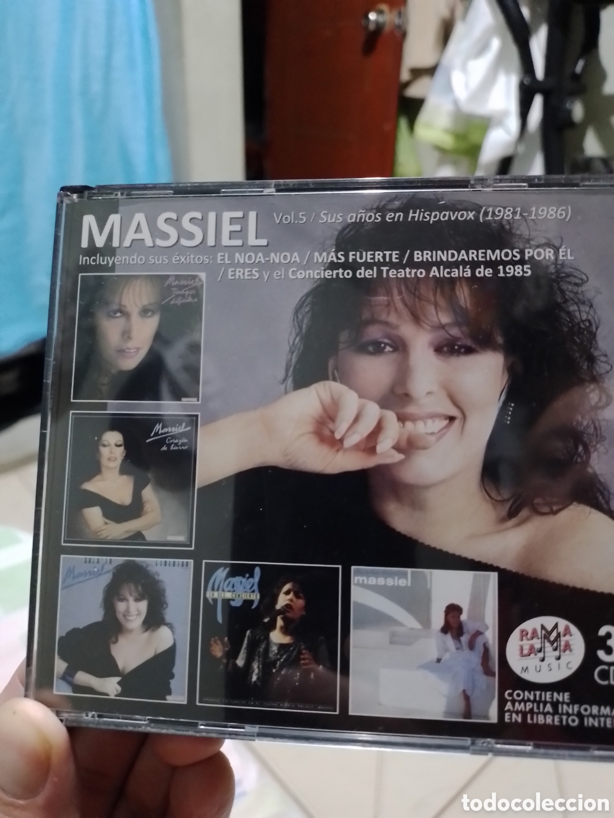 CDs de m&uacute;sica: Massiel CD triple en Hispavox 1981 - 1986 - Foto 1