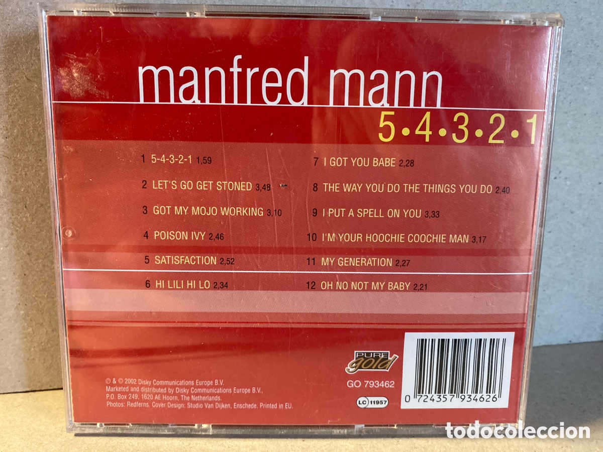 CDs de m&uacute;sica: Manfred Mann - 5 - 4 - 3 - 2 - 1 (CD, Comp) - Foto 2