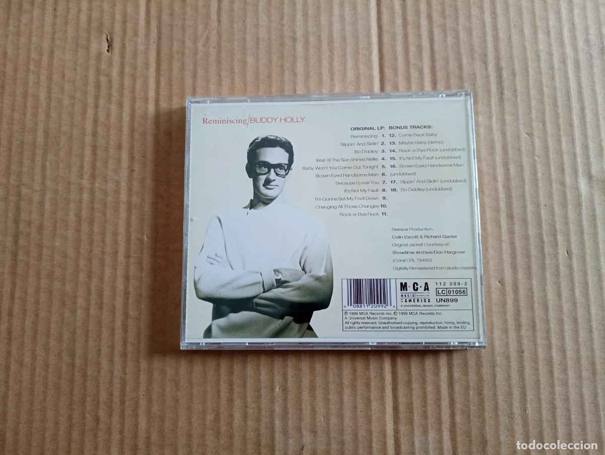 CDs de m&uacute;sica: BUDDY HOLLY - REMINISCING CD 1999 - Foto 3