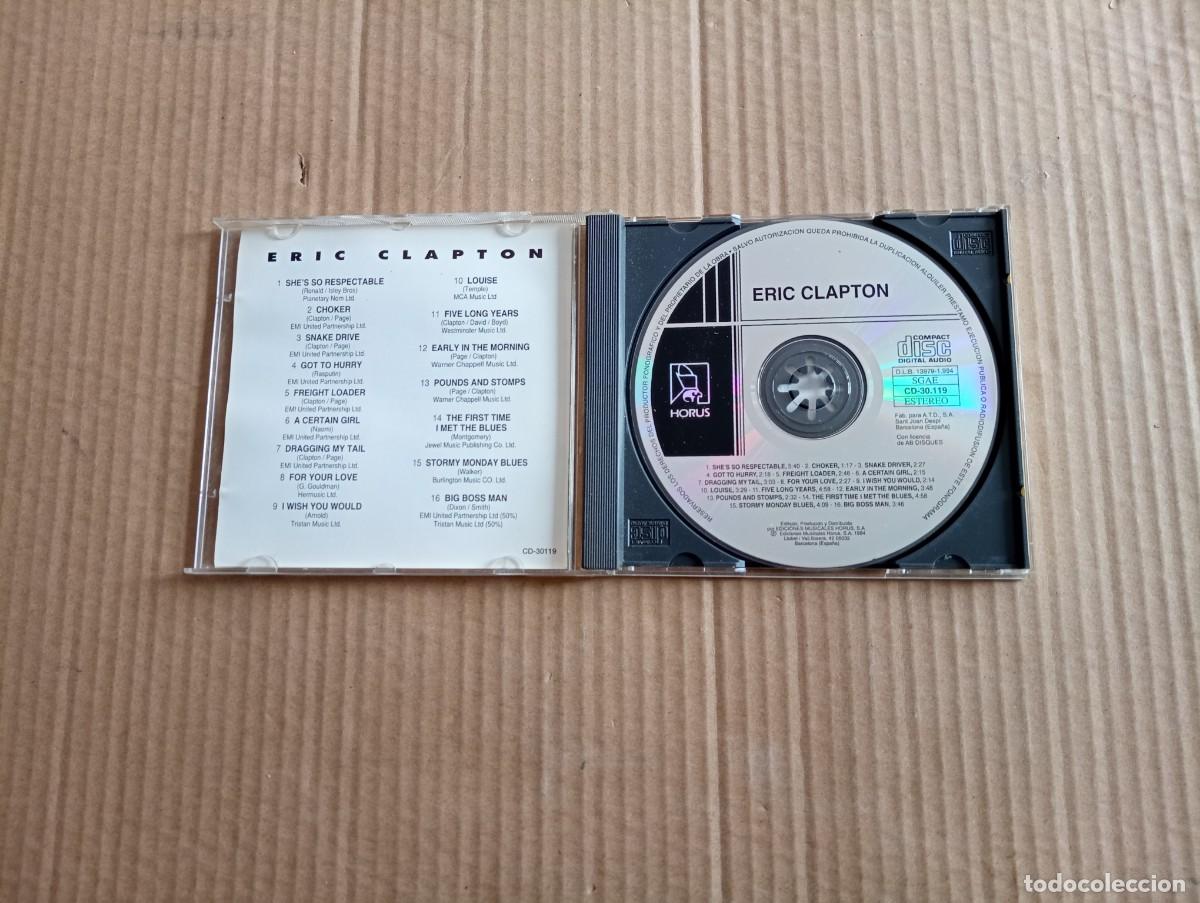CDs de m&uacute;sica: ERIC CLAPTON - ORIGINAL POP HISTORY CD 1994 - Foto 2