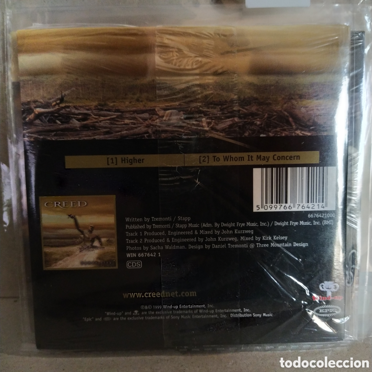 CDs de m&uacute;sica: Creed - Higher (CD, Single, Car) *Precintado* - Foto 2