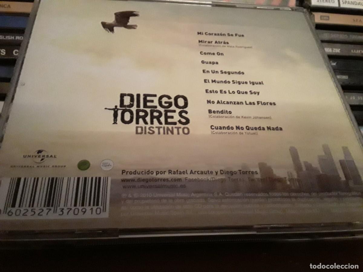 CDs de m&uacute;sica: diego torres - distinto - cd - Foto 2