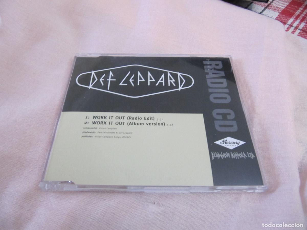 CDs de m&uacute;sica: DEF LEPPARD - WE WORK IT OUT ( CD SINGLE PROMO ) - Foto 1
