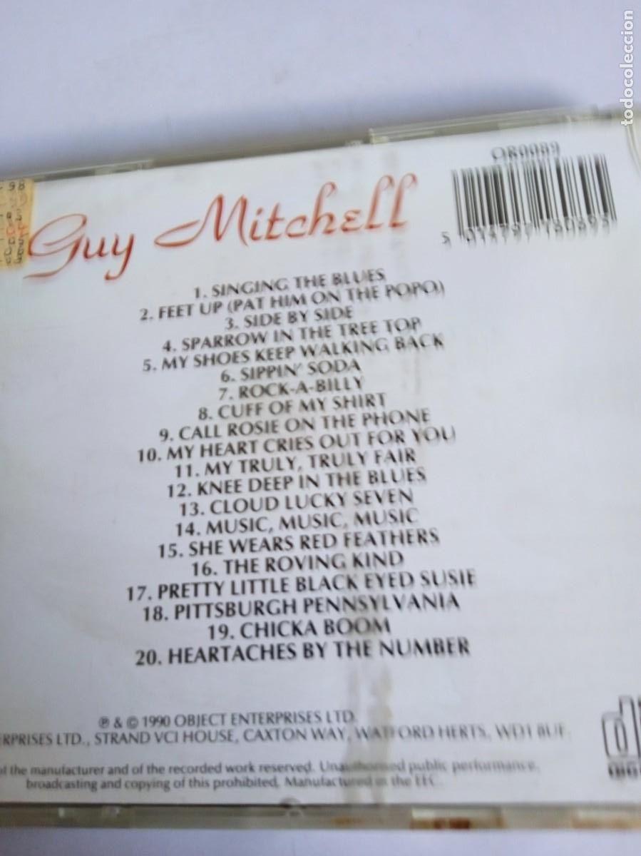 CDs de m&uacute;sica: GUY MITCHELL The Collection - Foto 3