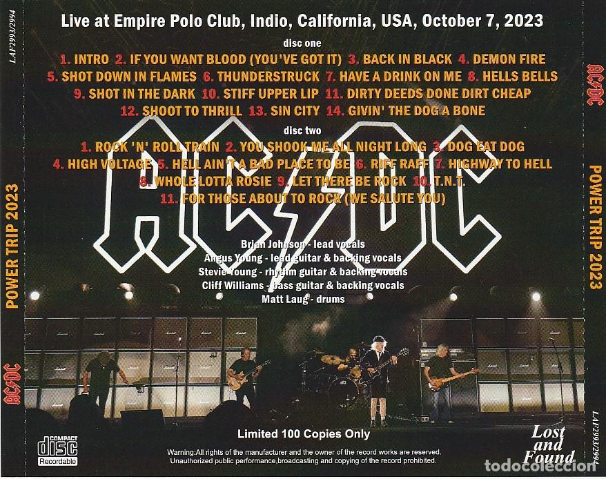 CDs de m&uacute;sica: 2 CDs AC/DC - Live Powertrip 2023 - Foto 2