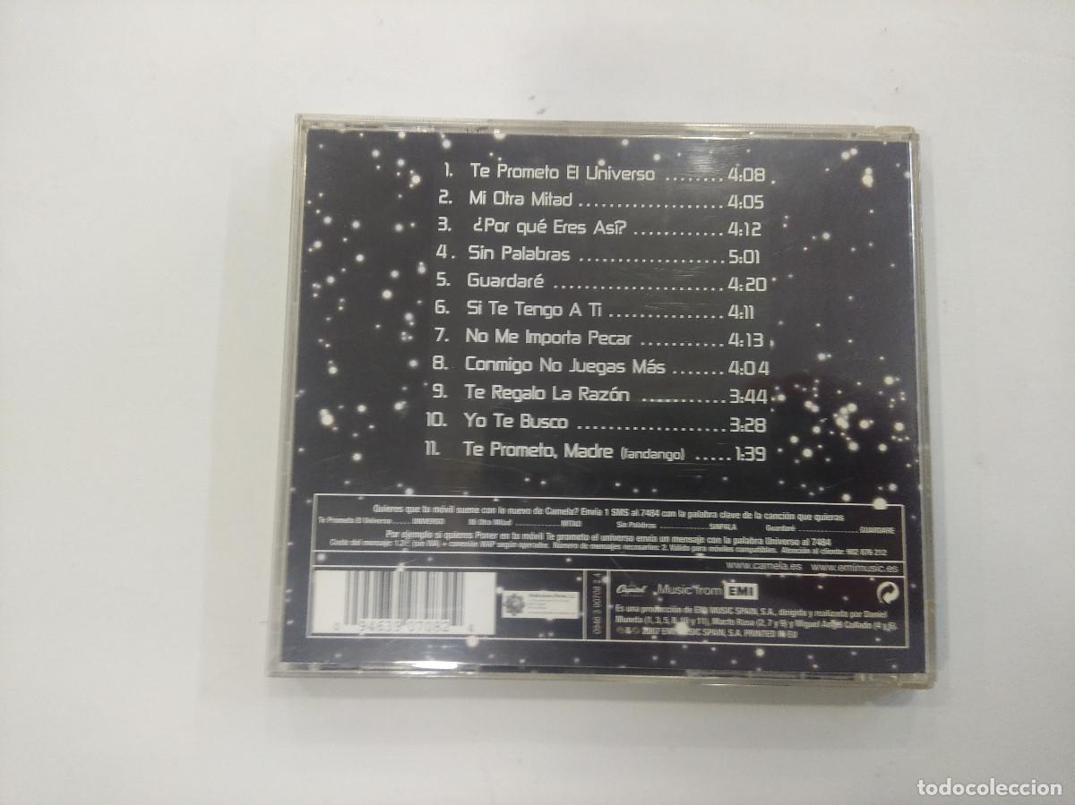 CDs de m&uacute;sica: CAMELA/TE PROMETO EL UNIVERSO/CD. - Foto 3