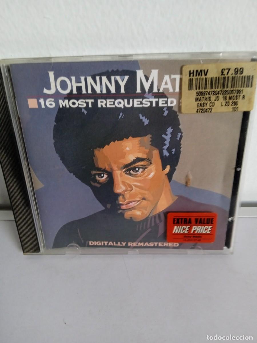 CDs de m&uacute;sica: JOHNNY MATHIS 16 Most requiseted Songs - Foto 1