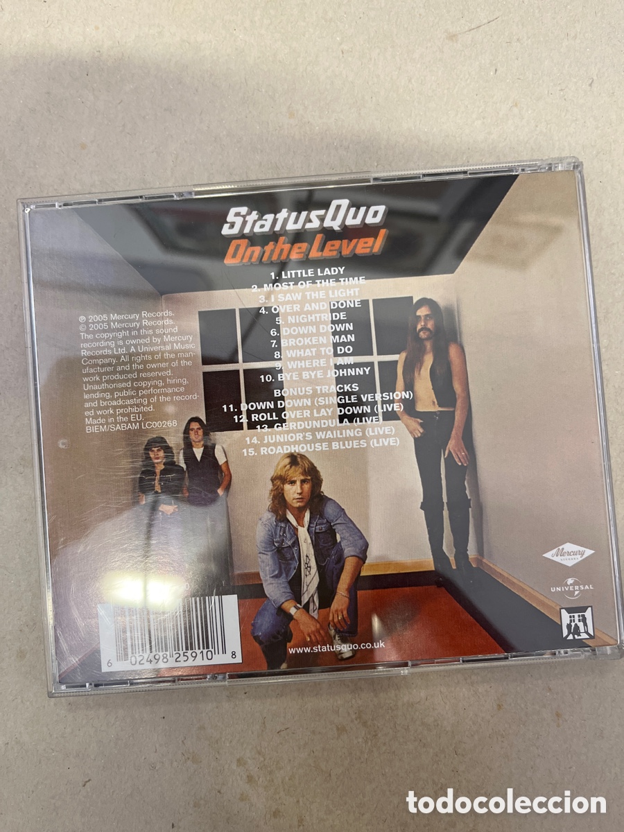CDs de m&uacute;sica: Status Quo. On the level. CD - Foto 2