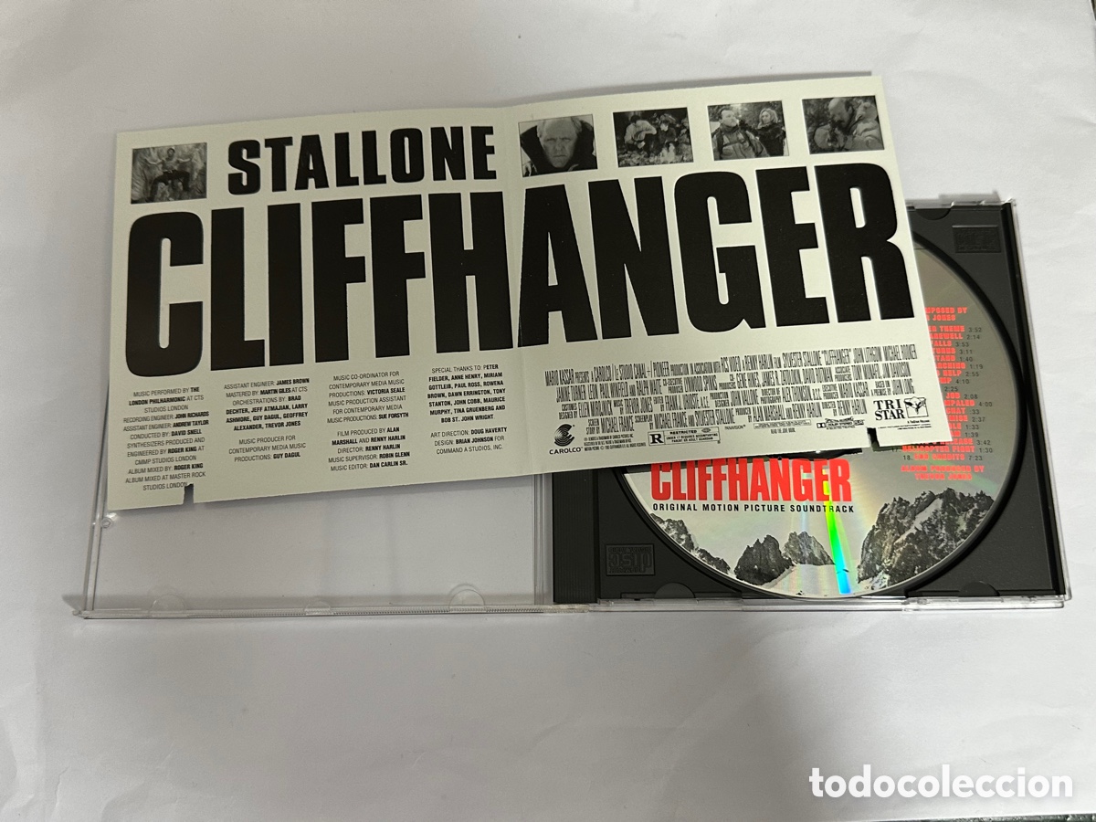 CDs de m&uacute;sica: CD BSO CLIFFHANGER ORIGINAL DE TREVOR JONES - Foto 4