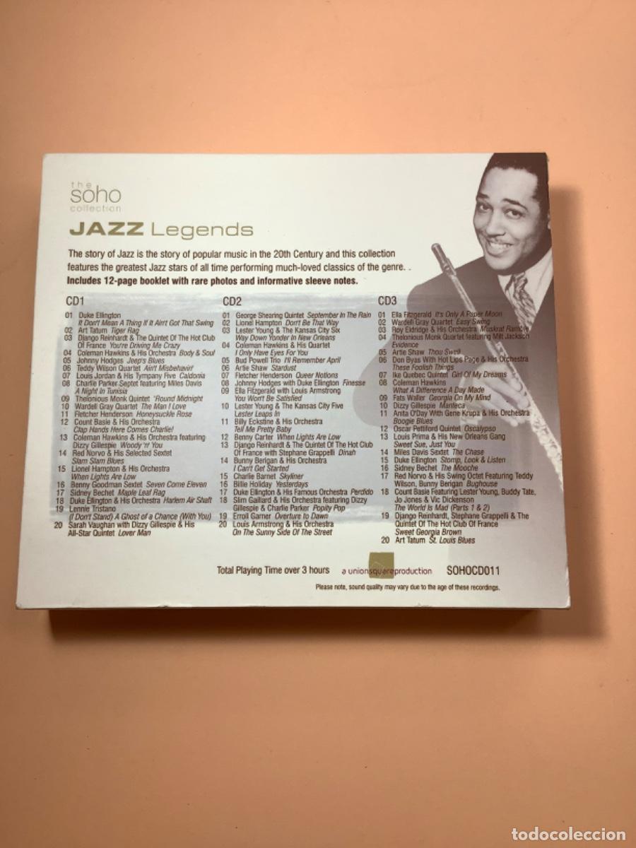CDs de m&uacute;sica: JAZZ LEGENDS 3 CD BOX THE SOHO COLLECTION - Foto 2