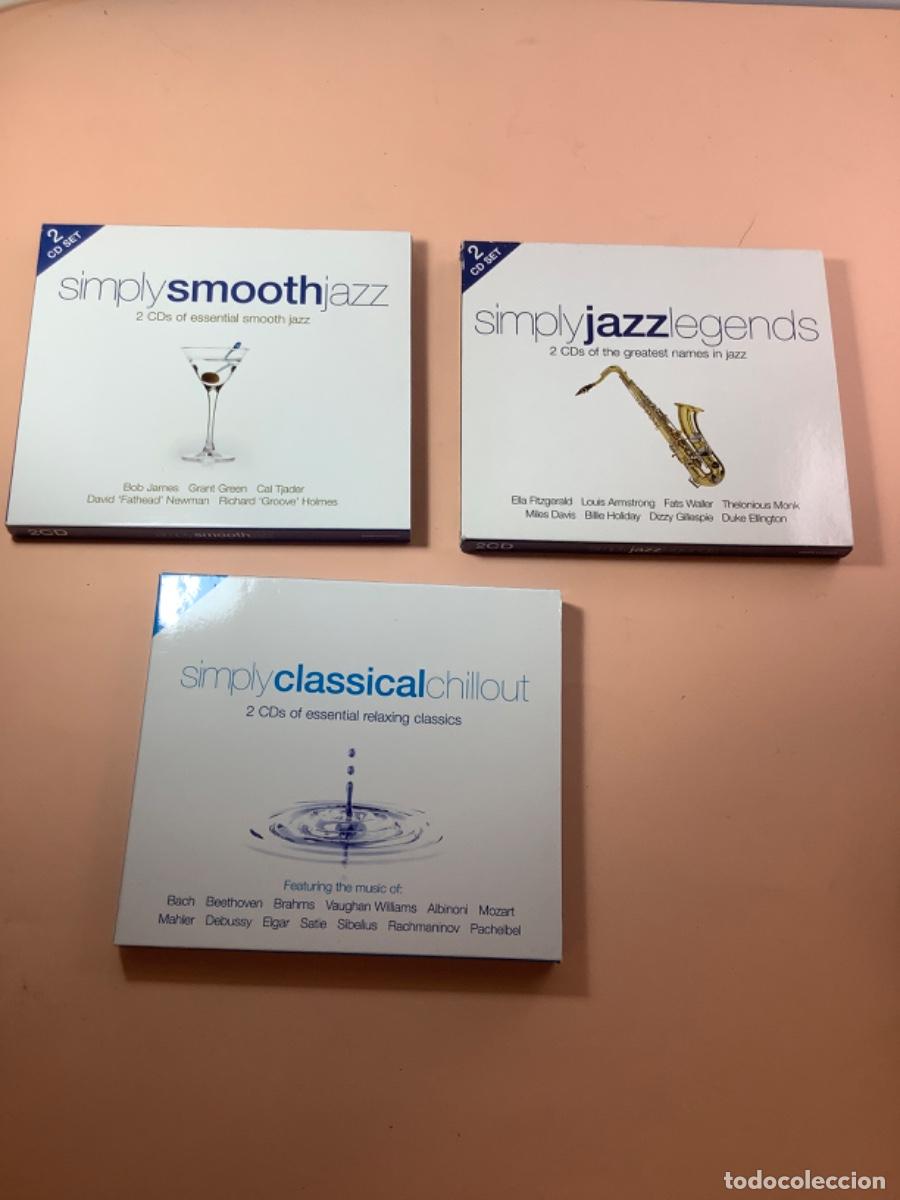CDs de m&uacute;sica: SIMPLY SMOOTH LEGENDS JAZZ CLASSICAL CHILOUT 6 CD BOX - Foto 1