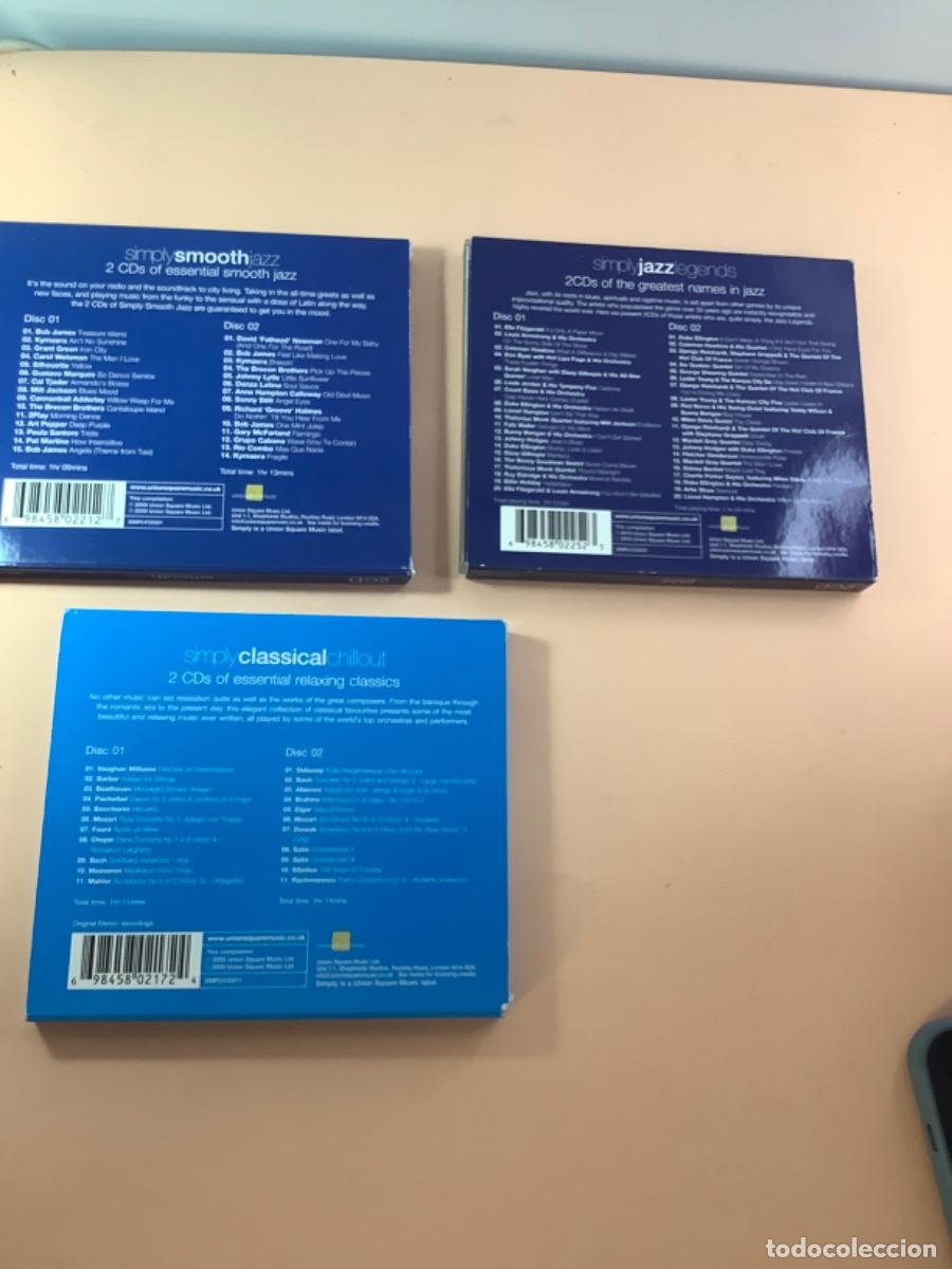 CDs de m&uacute;sica: SIMPLY SMOOTH LEGENDS JAZZ CLASSICAL CHILOUT 6 CD BOX - Foto 2