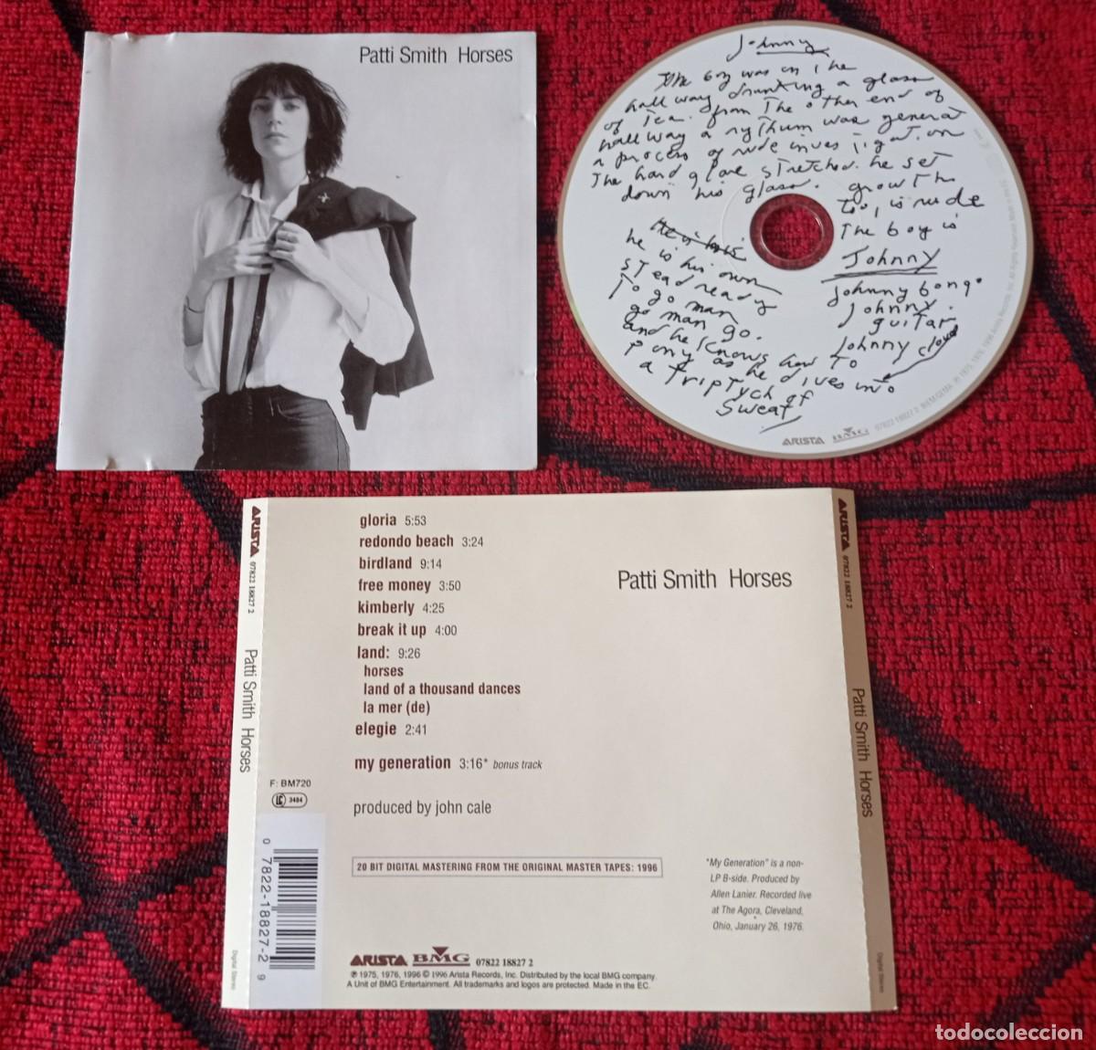 CDs de m&uacute;sica: PATTI SMITH ** Horses ** 1996 EU CD - Foto 1