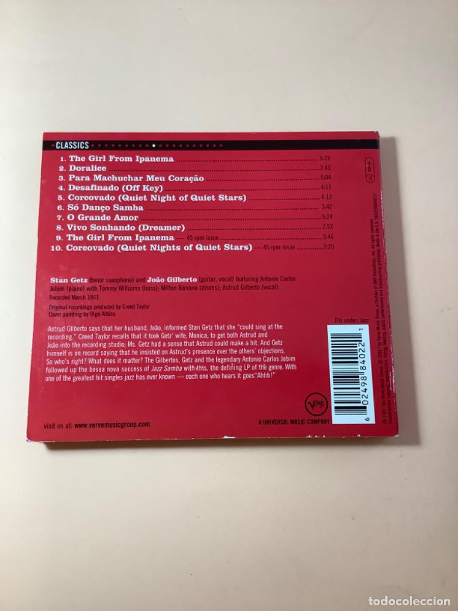 CDs de m&uacute;sica: STAN GETZ / JOAO GILBERTO - Foto 2