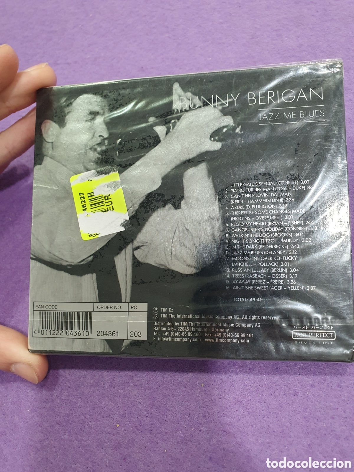 CDs de m&uacute;sica: CD. Nuevo. Bunny Berigan. (L61) - Foto 2