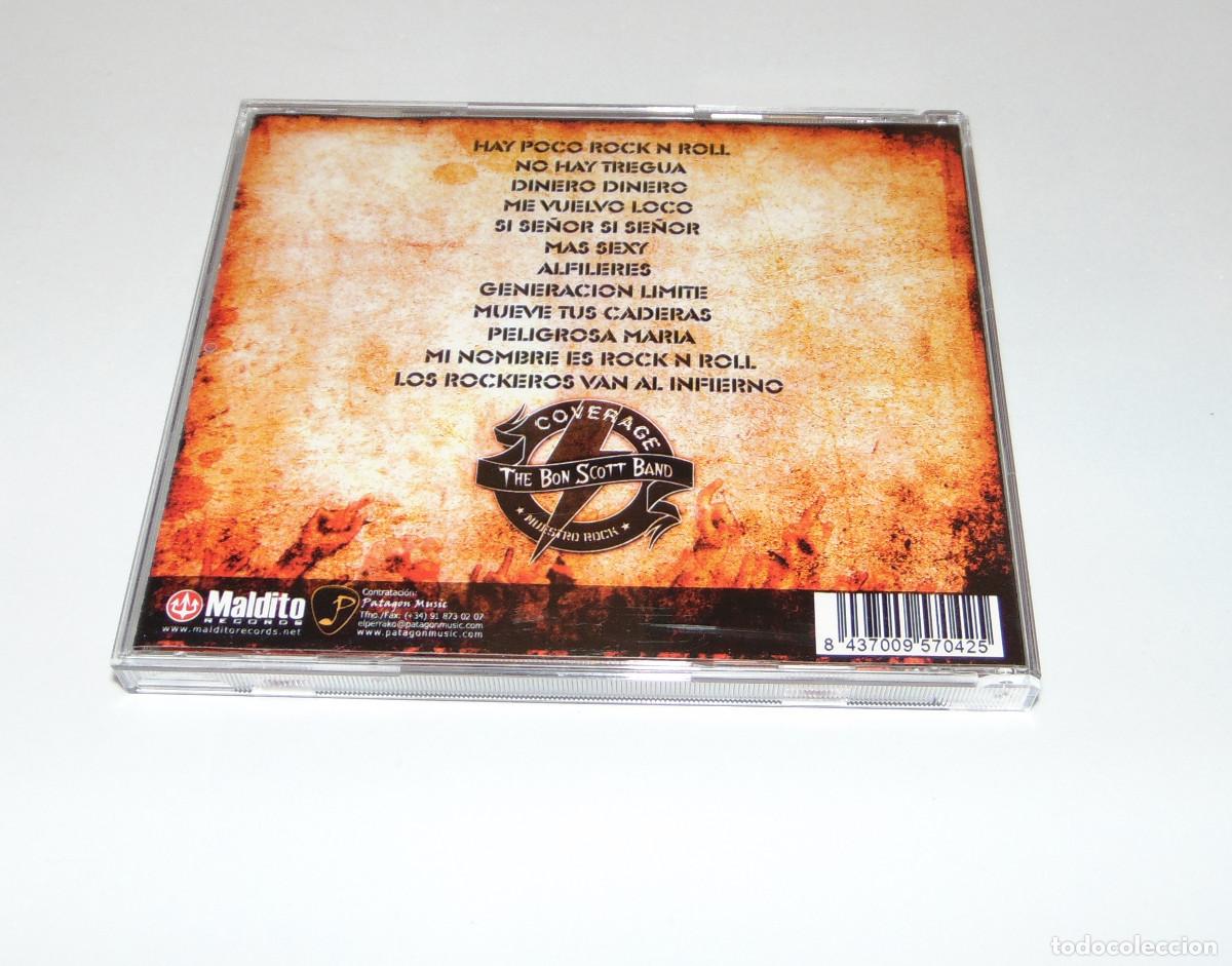 CDs de m&uacute;sica: THE BON SCOTT BAND - COVERAGE - NUESTRO ROCK - CD 2009 - Foto 2