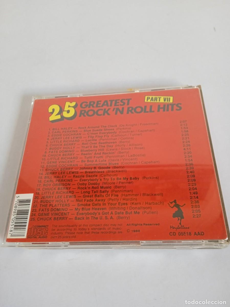 CDs de m&uacute;sica: 25 GREATES ROCKN ROLL HITS Part VII - Foto 3