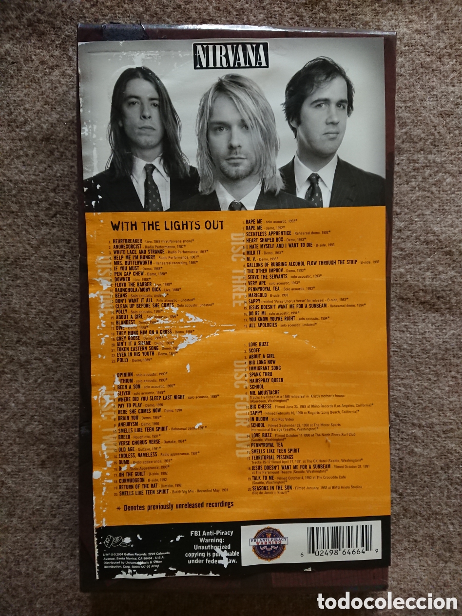 CDs de m&uacute;sica: Nirvana - With the lights out - Foto 2