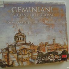 CDs de Música: GEMINIANI - 12 CONCERTI GROSSI - CORELLI - CHIARA BANCHINI - 2CD,S PRECINTADO