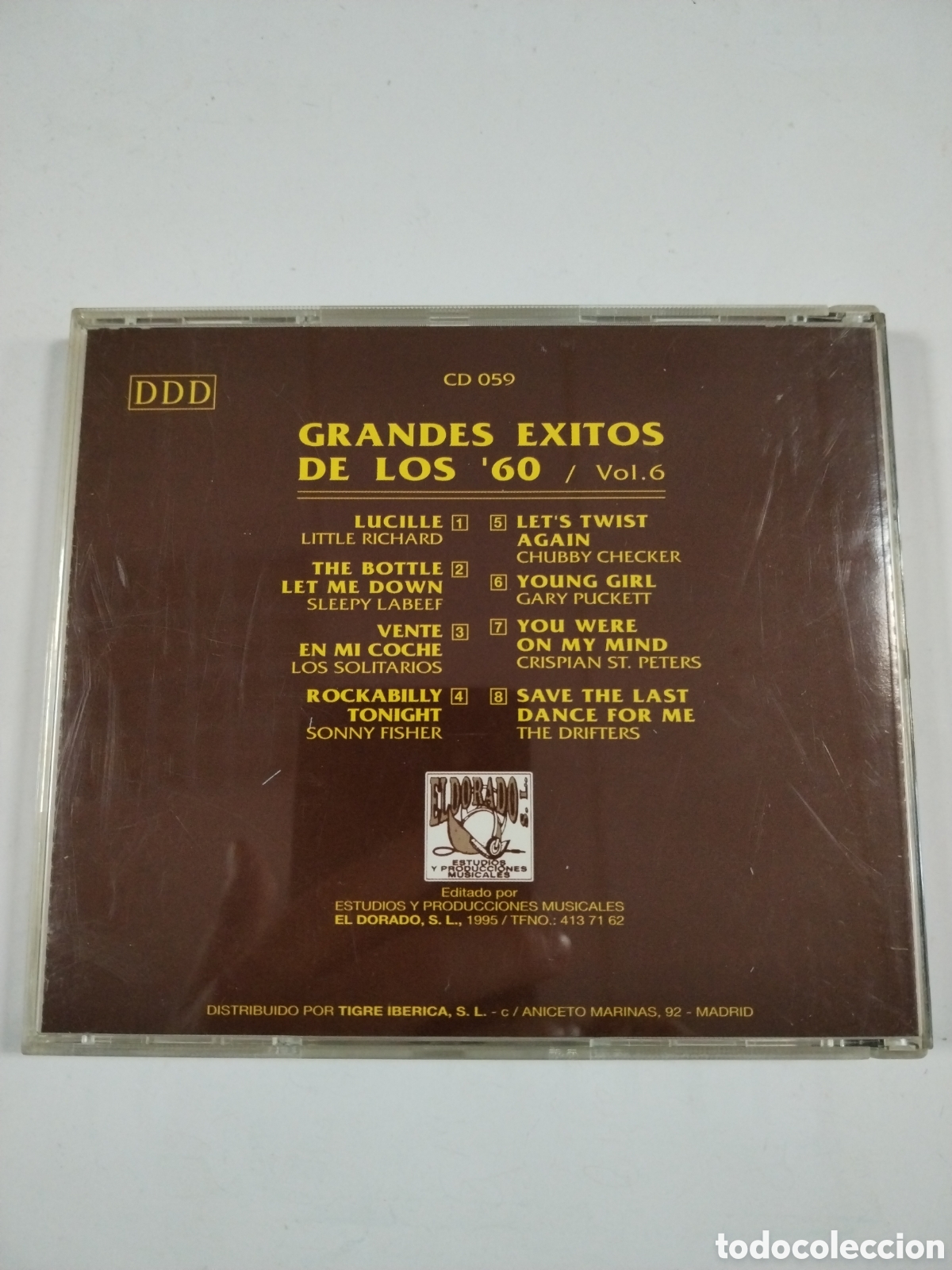 CDs de m&uacute;sica: GRANDES EXITOS DE LOS 60. VOL.6 CD - Foto 2