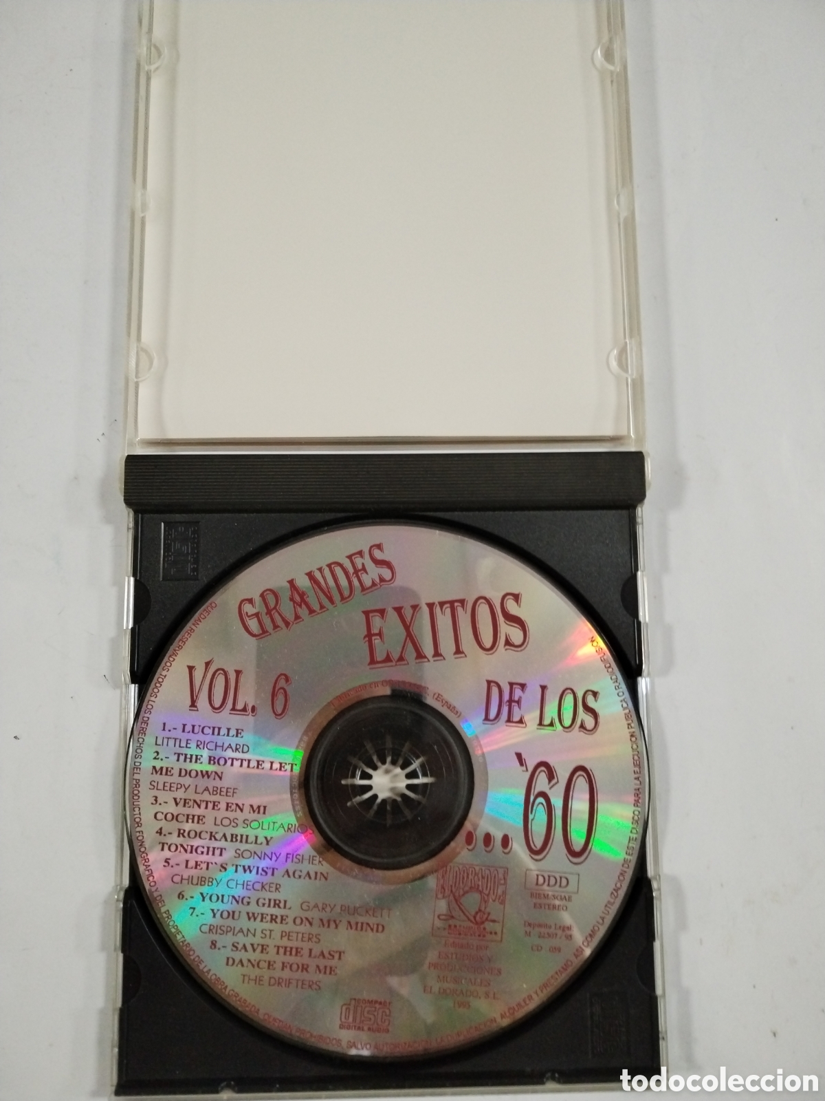 CDs de m&uacute;sica: GRANDES EXITOS DE LOS 60. VOL.6 CD - Foto 3