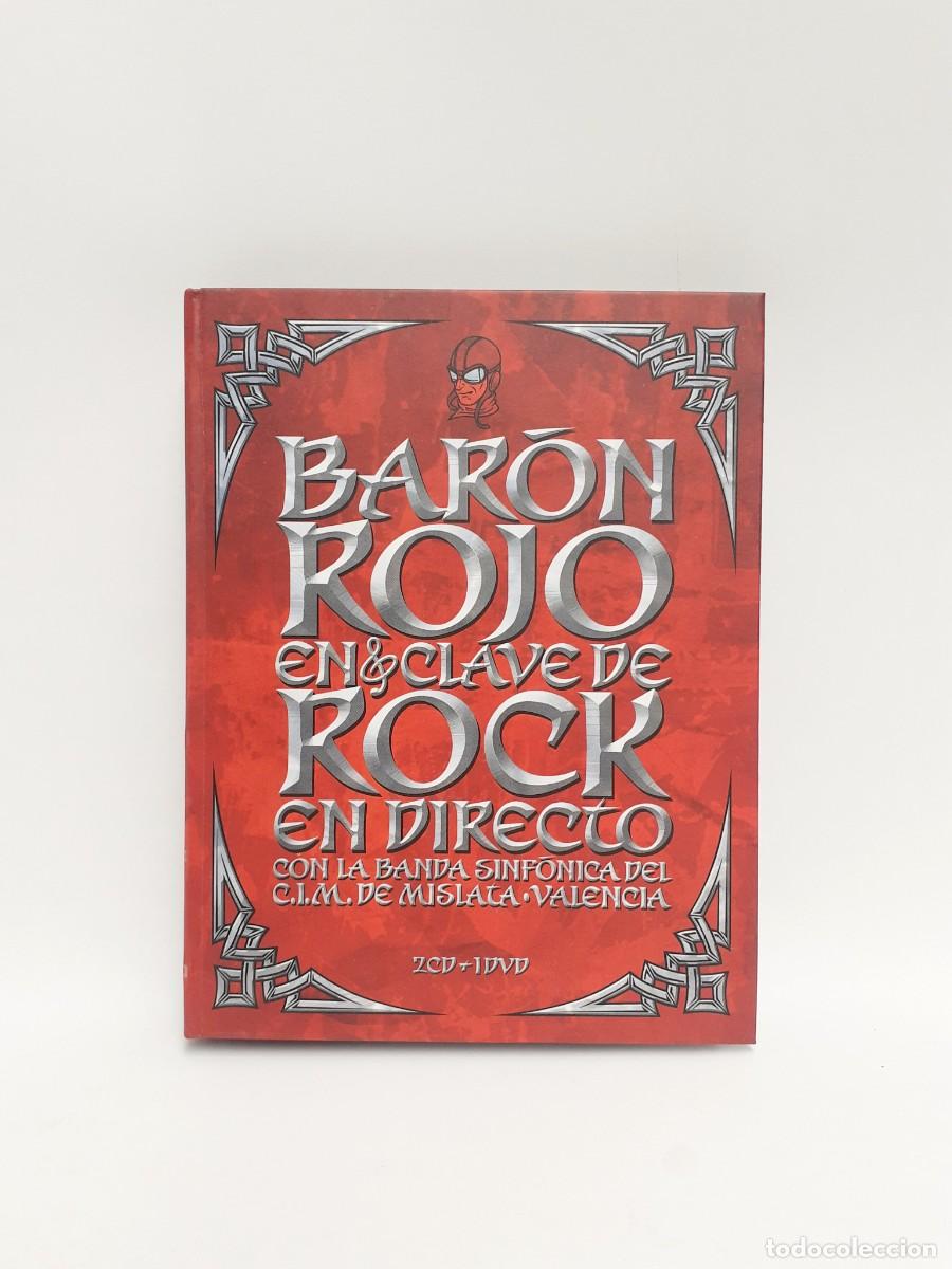 CDs de m&uacute;sica: CD Bar&oacute;n Rojo en Clave de Rock. Como nuevo - Foto 1