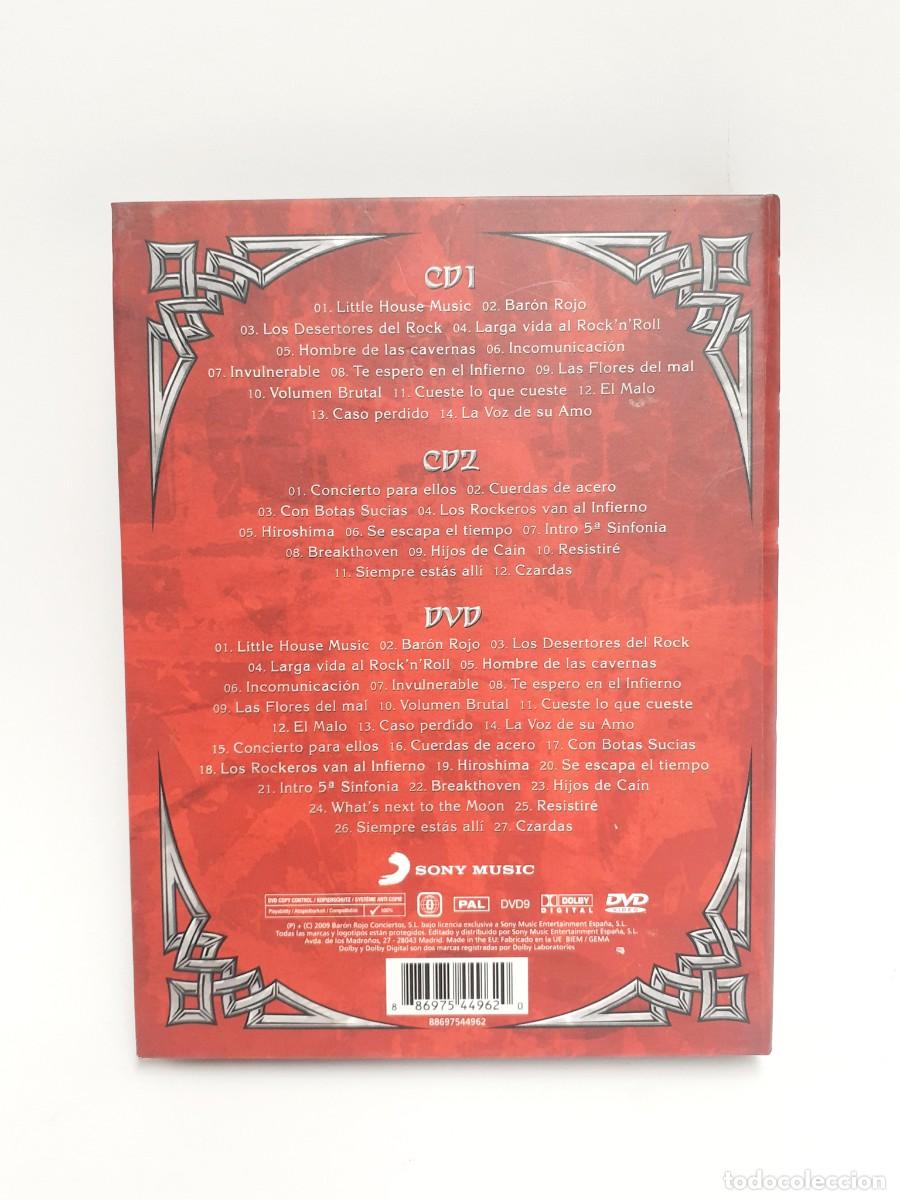 CDs de m&uacute;sica: CD Bar&oacute;n Rojo en Clave de Rock. Como nuevo - Foto 2