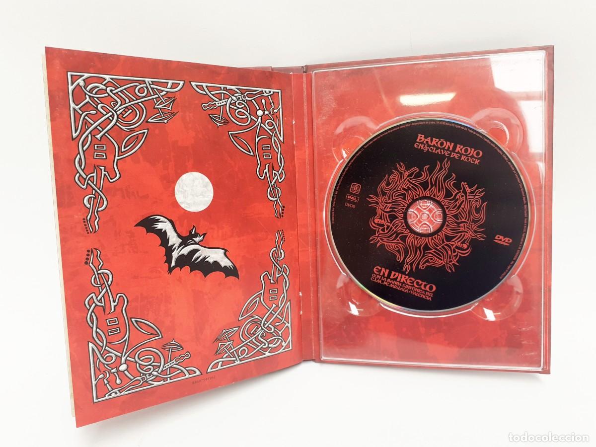 CDs de m&uacute;sica: CD Bar&oacute;n Rojo en Clave de Rock. Como nuevo - Foto 4