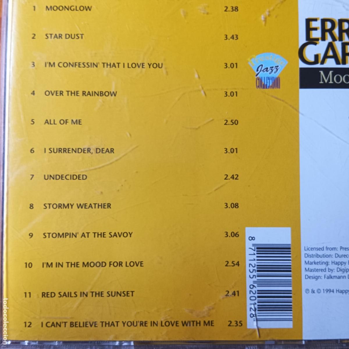 CDs de m&uacute;sica: ERROLL GARNER, MOONGLOW. CD - Foto 2