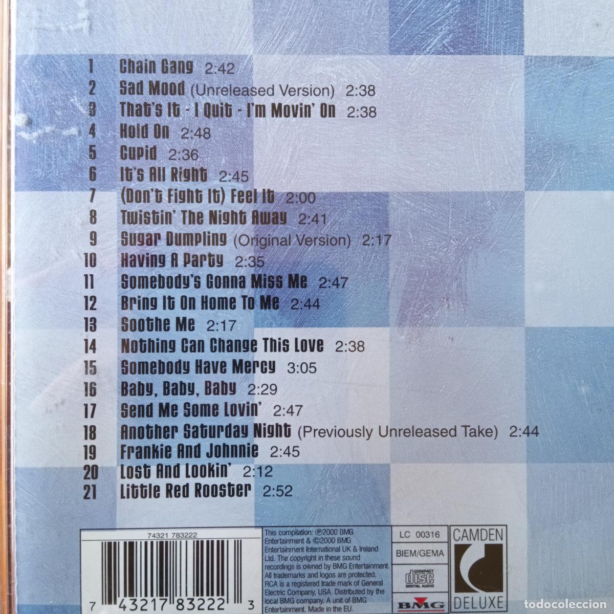 CDs de m&uacute;sica: SAM COOKE, HITS!. CD - Foto 2