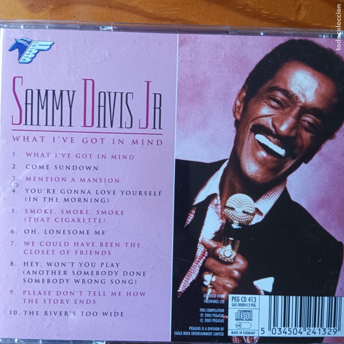CDs de m&uacute;sica: SAMMY DAVIS JR. - WHAT IVE GOT IN MIND. CD - Foto 2