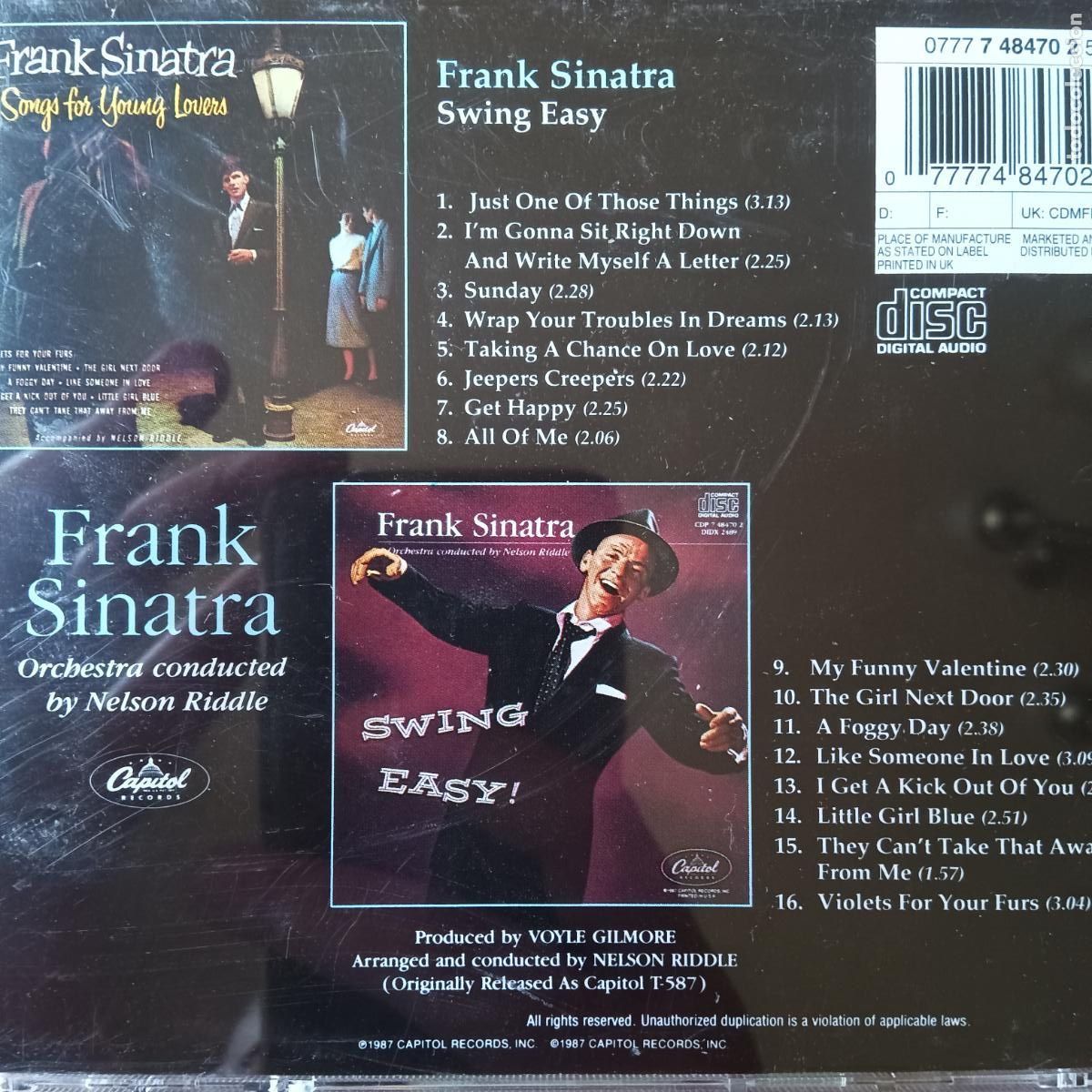 CDs de m&uacute;sica: FRANK SINATRA. SWING EASY. CD - Foto 2