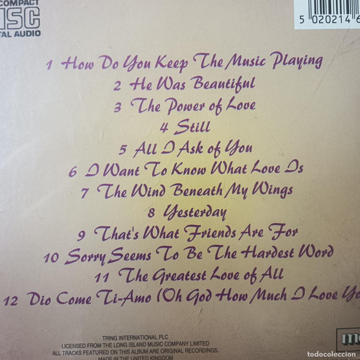 CDs de m&uacute;sica: SHIRLEY BASSEY, STILL. CD - Foto 2