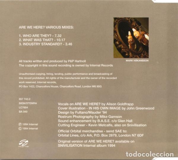 CDs de m&uacute;sica: CD Orbital - Are We Here? - Foto 2