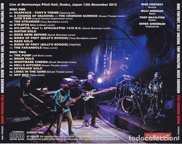 CDs de m&uacute;sica: 2 CDs Portnoy, Sheehan, MacAlpine, Sherinian - Live 2012 - Foto 2