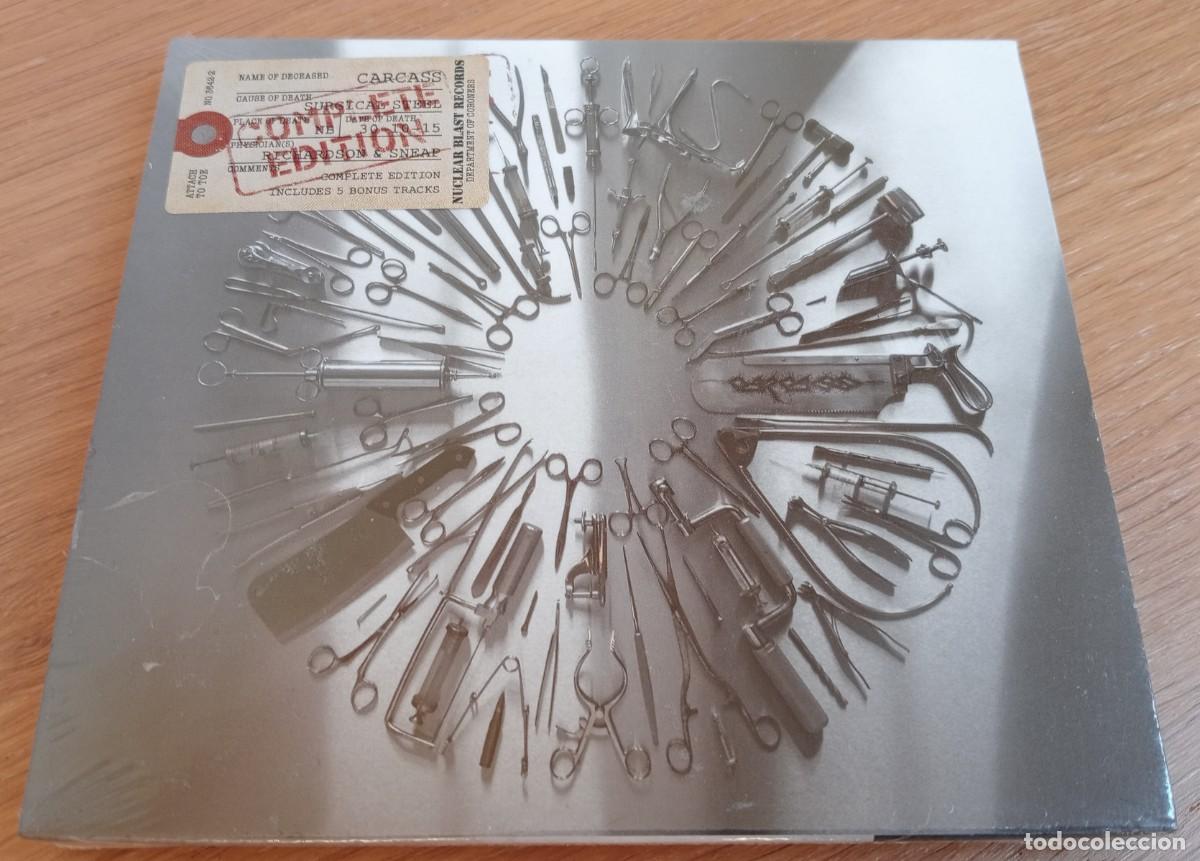 Musik-CDs: (SIN ABRIR) Carcass Surgical Steel ed. con bonus EP +cart&oacute;n extra&iacute;ble/variascompras10%20% descuento