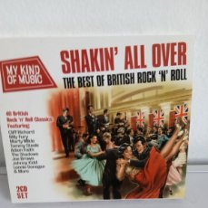 CDs de Música: SHAKIN' ALL OVER THE BEST OF BRITISH ROCK 'N' ROLL 2 CD'S