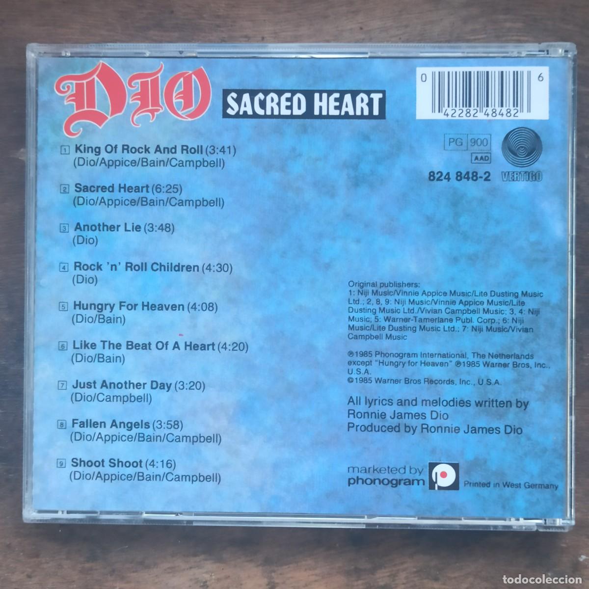 CDs de m&uacute;sica: CD Dio &ndash; Sacred Heart - Foto 2