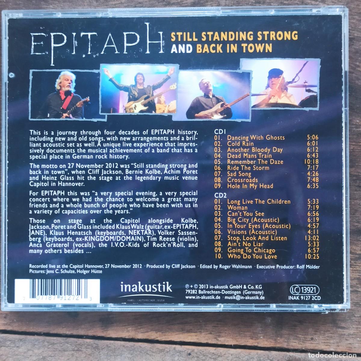 CDs de m&uacute;sica: CD Epitaph &ndash; Still Standing Strong And Back In Town - Foto 2